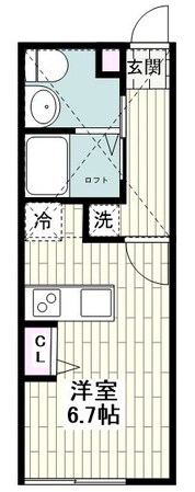 ベイルーム長後の物件間取画像